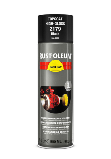HARD HAT® DEKLAGEN RAL-KLEUREN ZWART 500ML 2179 3340618