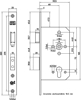 4219/17-60 DR.1+3 VEILIGHEIDSDEURSLOT, SKG**, DM60MM, PC72MM, KRUKGAT  3340873