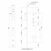 8791/14-25 DR.1+3 DEURSLOT, DM25MM, PC92MM, KRUKGAT 8MM, VOORPLAAT STA  3342086