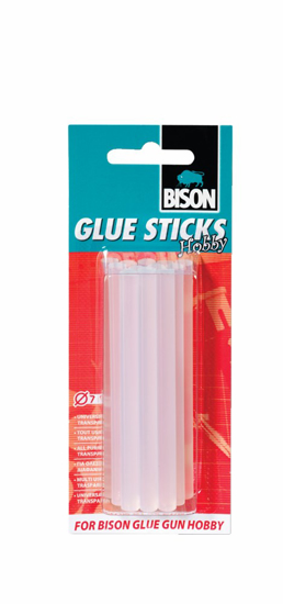 BISON GLUE STICKS TRANSPARANT CRD 12X7MM*12 L79 1490812 3343070