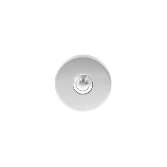BELDRUKKER ROND VERDEKT ø53X10MM RVS  3343101