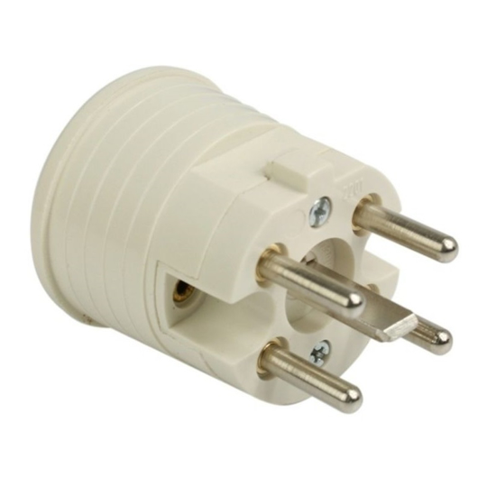 PERILEX STEKKER RECHT 16A CREME  3343478