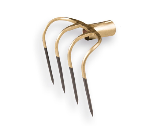 MESTHAAK OFFNER MET 4 KORTE TANDEN, LENGTE 13 CM, MET DUL.  3343762