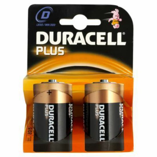 DURACELL BATTERIJ MONO-GROOT [2X] LR20/D MN1300  3343973