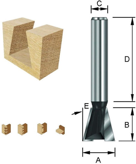 ZWALUWSTAARTFREES HM 14 GRADEN A12.7MM KOLF 8MM  3344076