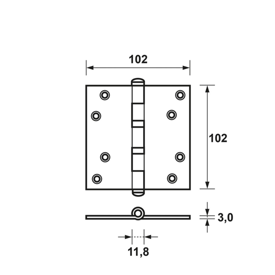 KOGELLAGER-SCH/102 X 102/3MM/TGS EAN 15312623E 3345058