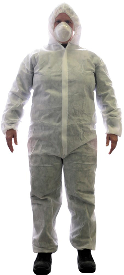 OXXA COVER 6142 OVERALL PP 70G,WIT, XXL  3345109