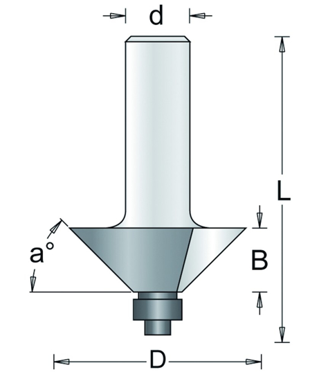 617-6 HM AMAXX KANTENFREES 25-45° , D= 16, A= 25 617-6 3345229