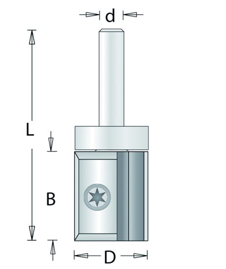 207-8 HM KOPIEERFREES MET WISSELMESSEN 8MM , D= 22 207-8 3345527
