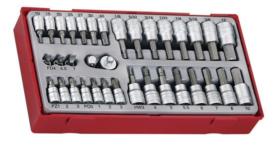 DOP- EN BITSSET 1/4 - TC TRAY  3345632