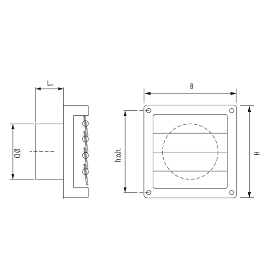 LAMELLENROOSTER RVS Ø 100 MM 20500100 3346032