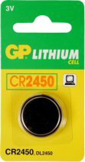 GP LITHIUM 1 X CR2450 3V  3346928