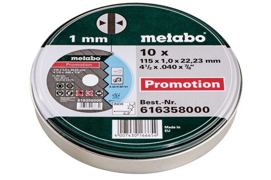 METABO SLIJPSCHIJF IN BLIK 115X1,0X22,23  3347274