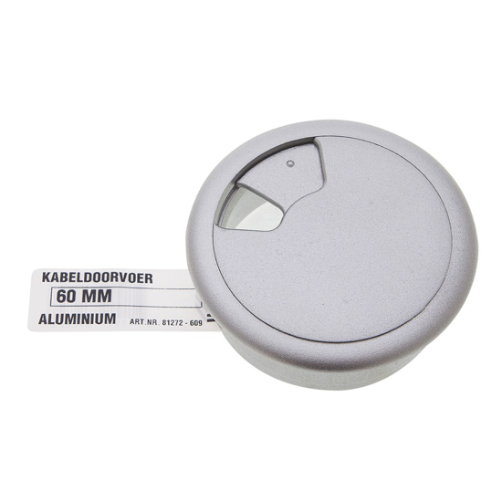 KABELDOORVOER ALUMINIUM 60 MM 1ST 81272 3347906