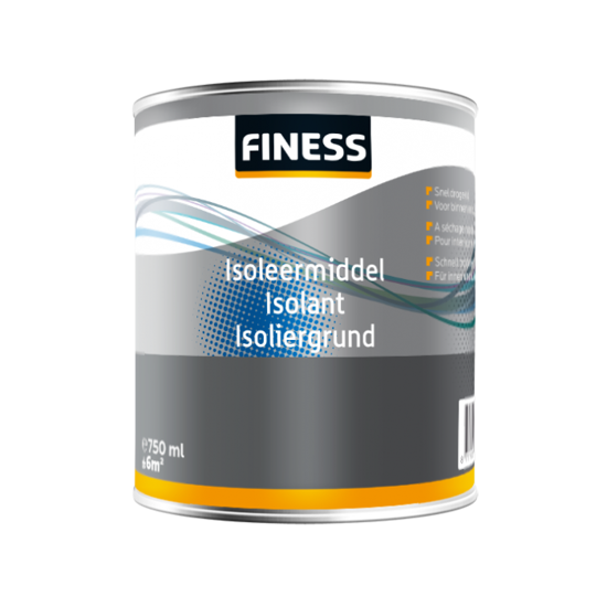 FINESS ISOLEERMIDDEL (NA 24 UUR OVERSCHILDERBAAR) BI/BU 750ML WIT 35316871 3349185