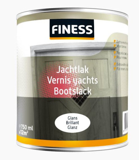 FINESS JACHTLAK (HOOGGLANS) BI/BU 250ML KLEURLOOS 35329858 3349245