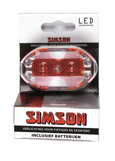 SIMSON ACHTERLICHT BATTERIJ 5 LED'S  3349520