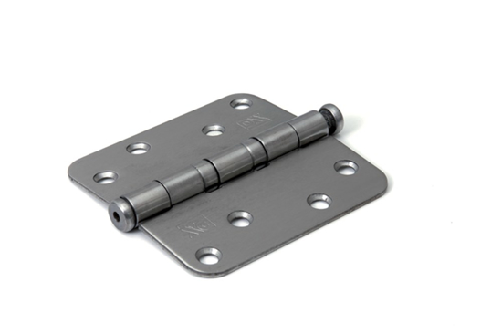 KOGELLAGERSCHARNIER RONDE HOEKEN 89X89 MM RVS  3350388