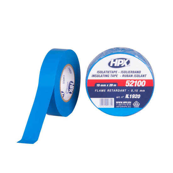 PVC ISOLATIETAPE VDE - BLAUW 19MM X 20M IL1920 3350587