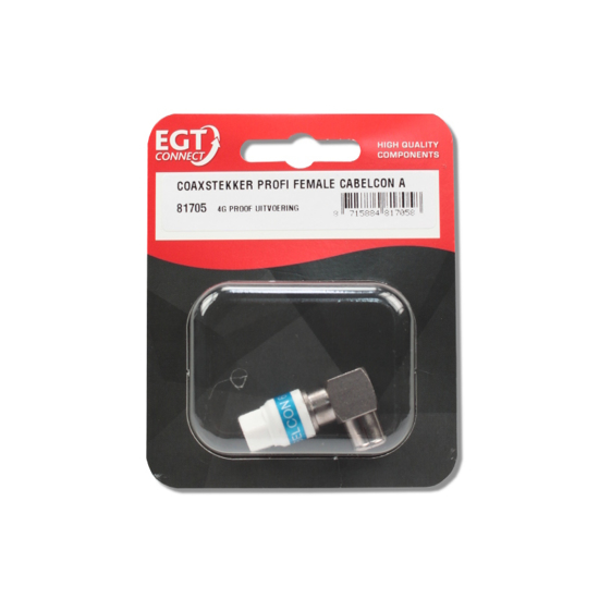 COAXSTEKKER PRO FEMALE CABELCON A+  3350694