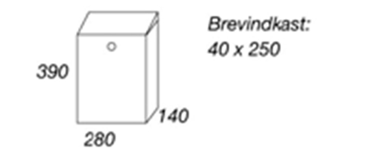 BRIEVENBUS ALLUX 200 ZWART  3350934