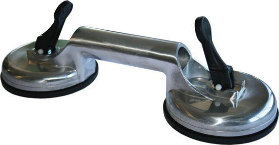 ZUIGNAP DUBBEL ALUMINIUM DRAAGLAST HORIZONTAAL 80KG/ VERTIC. 20KG  3351117