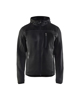 GEBREID VEST MET SOFTSHELL DONKERGRIJS/ZWART L 493021179799L  3351127