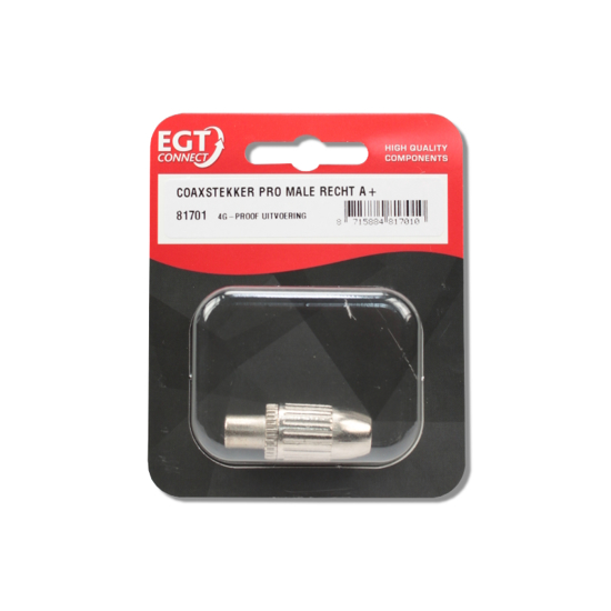 COAXSTEKKER PRO MALE RECHT A+  3351384