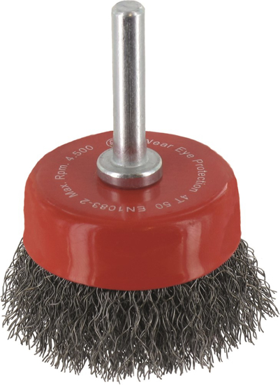 KOMBORSTEL OP STIFT ø6, GEGOLFD STAALDRAAD, ø50X0,2 798.0360 3351766