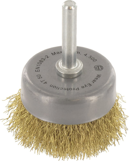 KOMBORSTEL OP STIFT ø6, GEGOLFD MESSINGDRAAD, ø50X0,2 798.0365 3351767