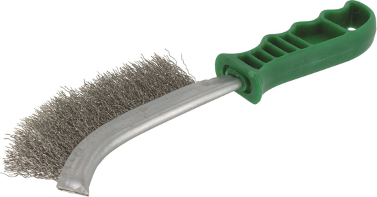 HANDBORSTEL, GEGOLFD RVS-DRAAD, 265X28X0,3 798.0825 3351774