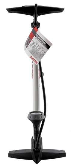 SIMSON HOGEDRUKPOMP MET MANOMETER, STAAL MET KUNSTSTOF VOET, GESCHIKT  3353440