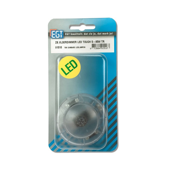 VLOERDIMMER LED TOUCH 2-100W TRANSP  3353571