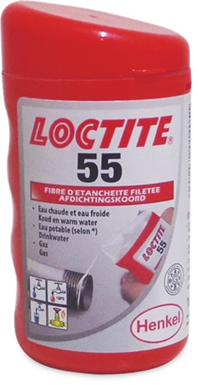 LOCTITE AFDICHTINGSDRAAD NYLON-VEZEL WIT 50M IN BLISTER DVGW/WRAS TYPE  3353616