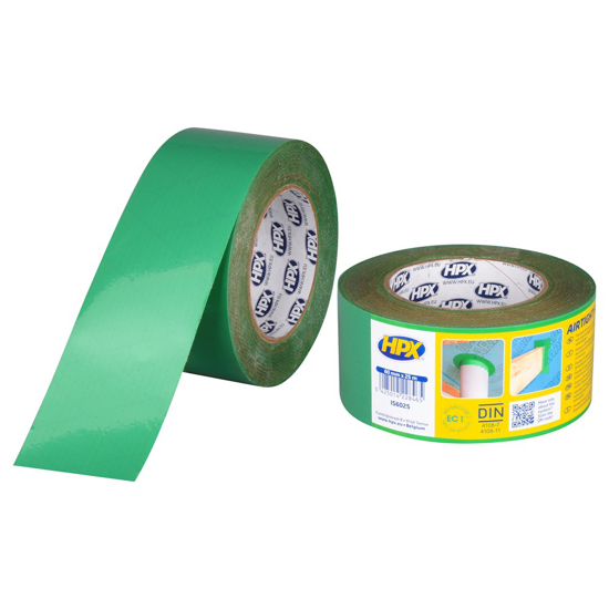 FLEXIBELE PE TAPE - GROEN 60MM X 25M IS6025 3353692