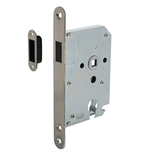 WONINGBOUW MAGNEET CILINDER DAG- EN NACHTSLOT 55MM, VOORPLAAT AFGEROND  3354298