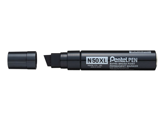 PENTEL MARKEERSTIFT N50XL ZWART  3354354