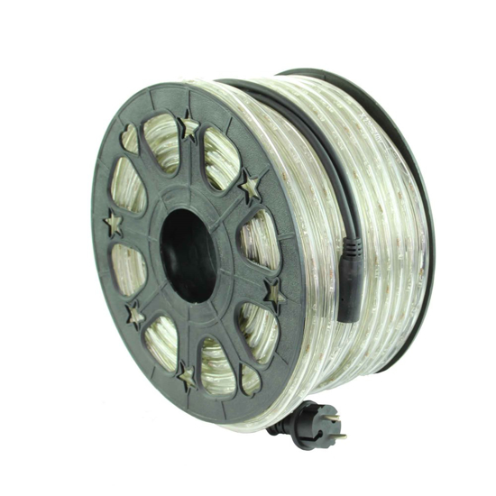 TAB5550 LICHTSLANG LED 50M OP WIEL 30 LEDS PER M, KABEL ENEU-STEKKER S TAB5550 3354514