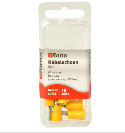 KABELSCHOEN PEN 13MM 4-6MM² - 10ST IN BLISTER 60745 3354900