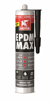 GRIFFON EPDM MAX LIJM KIT KOKER 465G ZWART 6314272 6314272 3355557