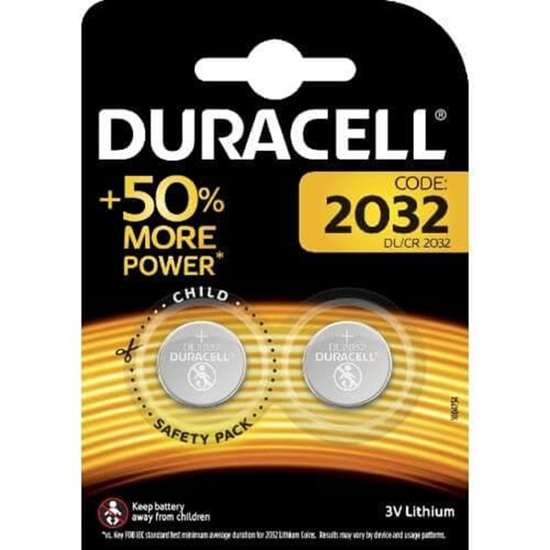 DURACELL KNOOPCEL LITH DL2032 BLS2  3356207