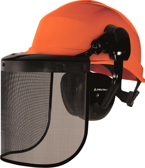 HELM/HOUTHAKKERSHELM COMPLEET AANPASBAAR ORANJE FORESTIER3-FORE3OR 3356249
