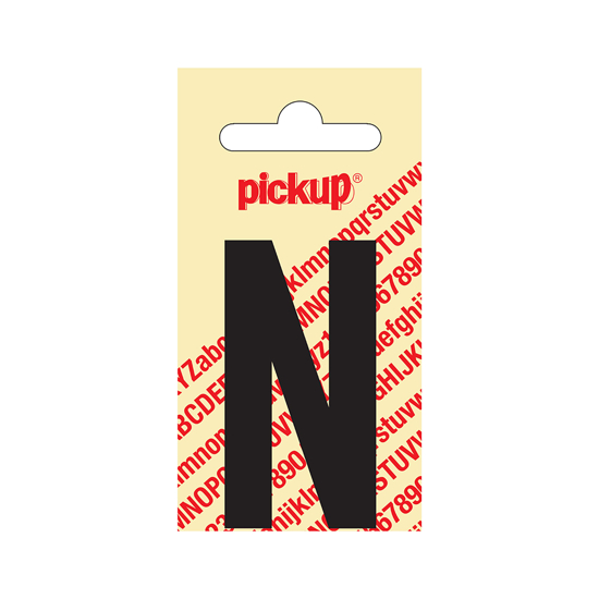 PLAKLETTER NOBEL 60 MM ZWART N 31002060N 3343868