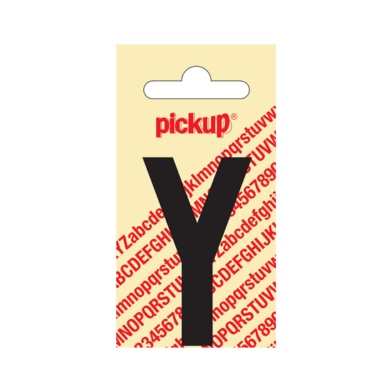 PLAKLETTER NOBEL 60 MM ZWART Y 31002060Y 3343879