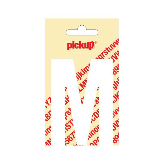 PLAKLETTER NOBEL 90 MM WIT M 31012090M 3343913