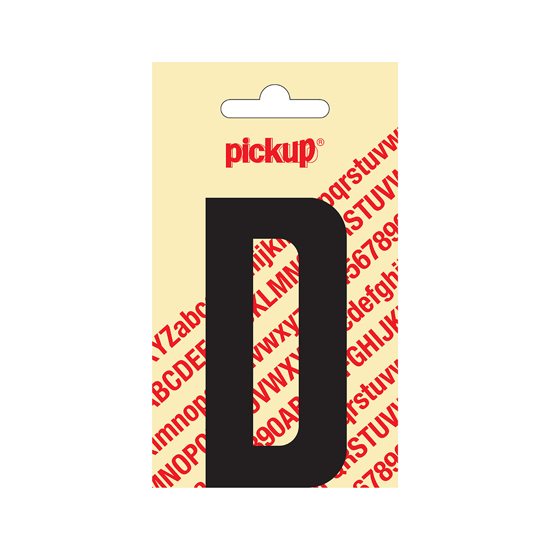 PLAKLETTER NOBEL 90 MM ZWART D 31002090D 3343930