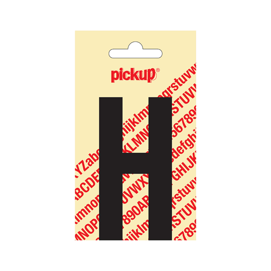 PLAKLETTER NOBEL 90 MM ZWART H 31002090H 3343934