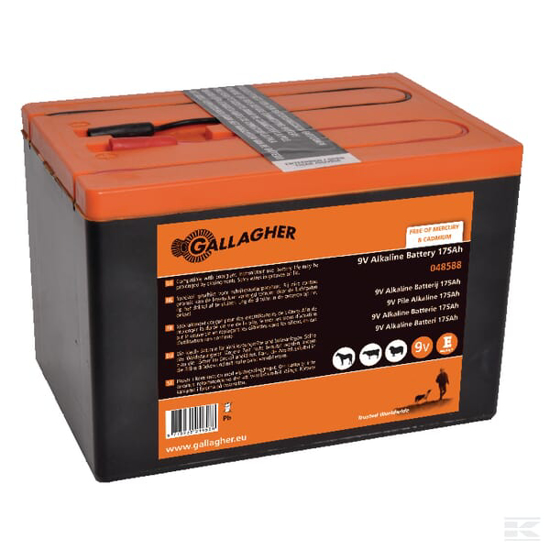 POWERPACK ALKALINE BATTERIJ 9V/175AH - 190X125X160MM 048588 3346901