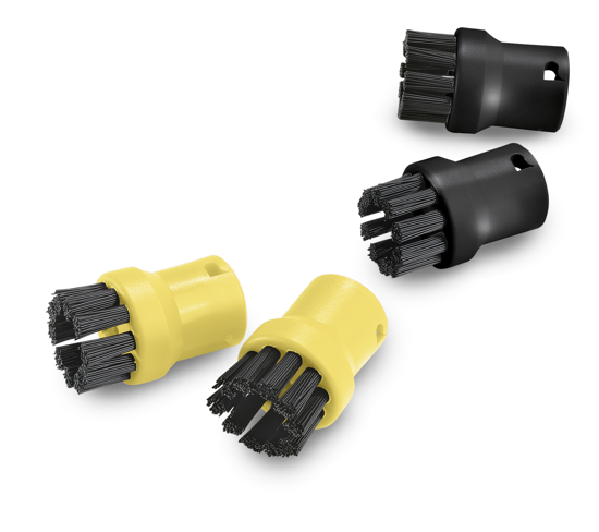 KARCHER BORSTELSET (2 ZWART / 2 GEEL)  3354115
