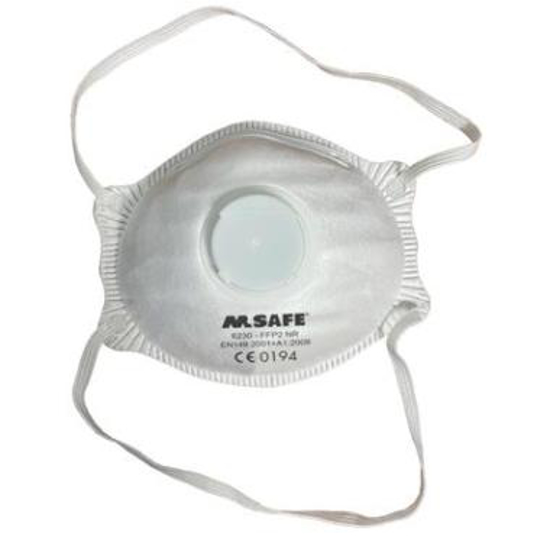 M-SAFE 6230 STOFMASKER FFP2 NR + VENTIEL  3355988